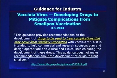 Vaccinia Virus: Developing drugs to mitigate complications from smallpox vaccinations